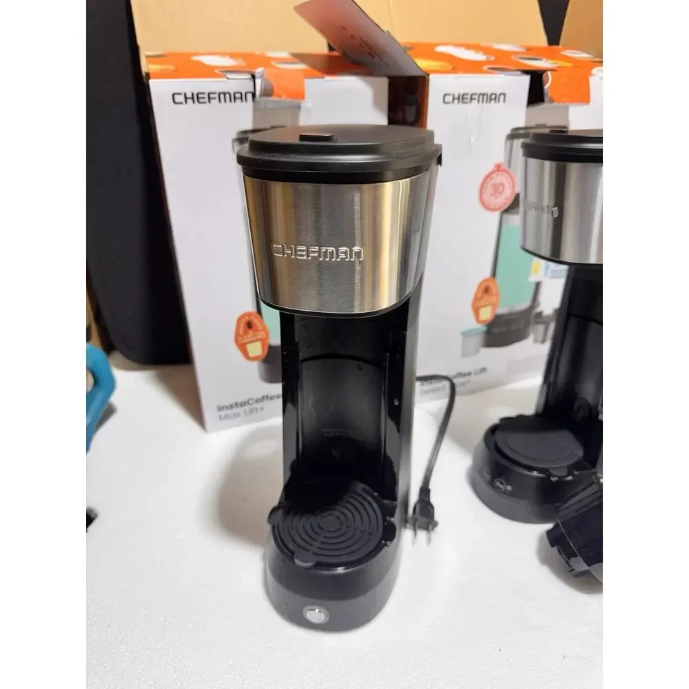Chefman InstaCoffee Lift Select Max+ Single Serve Pod & Ground Coffee Maker